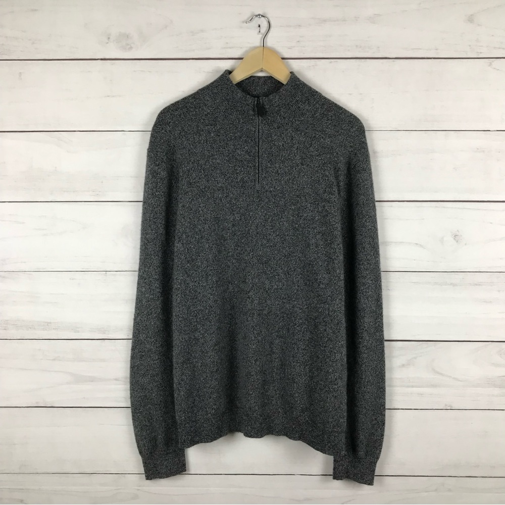Lockhart Fine Cashmere 1/4 Zip Sweatshirt